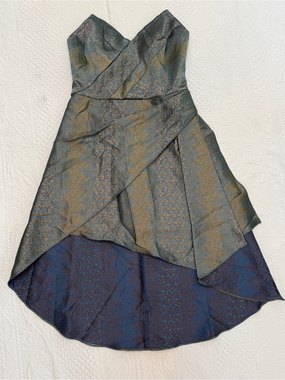 NWT Bebe Asymmymetrical Wrap Dress Cocktail Party Women’s Size 8